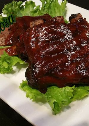 Una foto de Costillas de cerdo en salsa de tamarindo