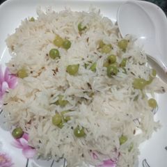 A picture of Mater (peas) pulav.