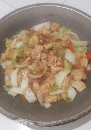 Foto resep Tumis sawi tangso