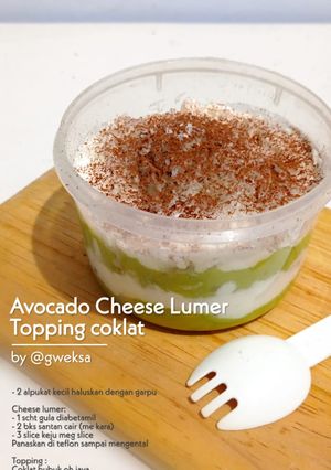 Foto resep Avocado Cheese Lumer topping coklat | DEBM - Keto