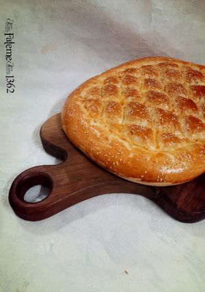 عکسی از دستور نان پنیری