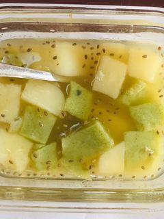 Hình của món Chè khúc bạch- bữa phụ.