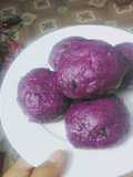 Bánh bao khoai lang tím chay
