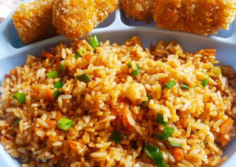 Cara Gampang Menyiapkan Nasi goreng anak2, Bisa Manjain Lidah