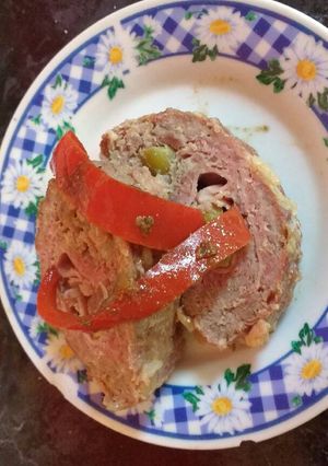 Una foto de Arrollado de carne relleno