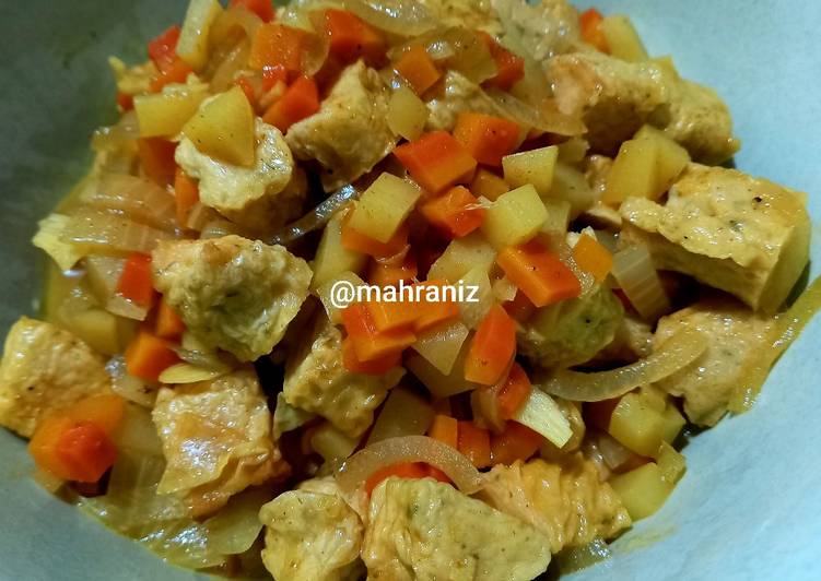 Fish roll bumbu kari