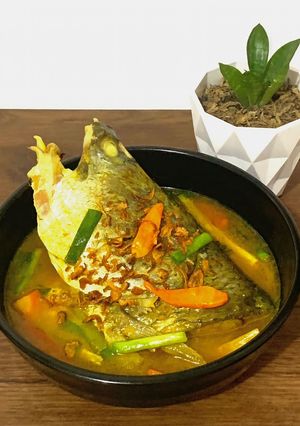 Foto resep Kepala Kakap Kuah Kuning