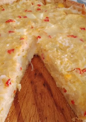 Una foto de Tarta de coliflor