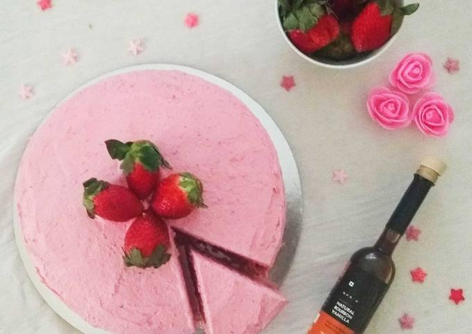 Recipe of Perfect Strawberry Cake