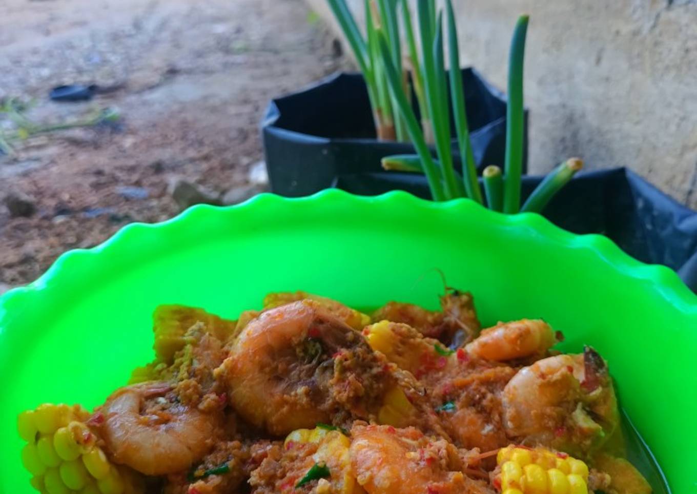 Udang saus padang