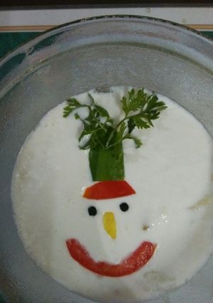 A picture of Plain raita.