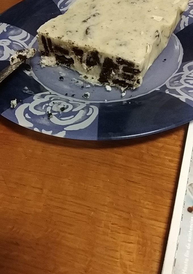 Una foto de Turrón galletas oreo Mambo