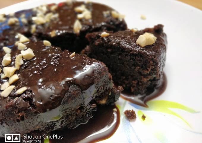 Biscuit Chocolate Cake No oven With 4 ingredients