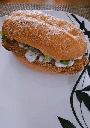 Halas zsemle kaporszósszal recept fotója