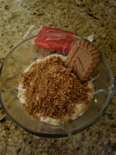 Una foto de Cheesecake rápido individual