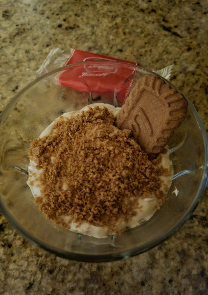 Una foto de Cheesecake rápido individual