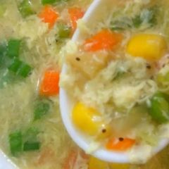 A picture of Veggies Egg Drop Soup.