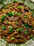 Korean beef bulgogi