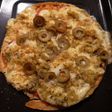 Pizza con base de pan pita