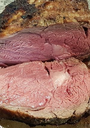 A picture of "Rule of 5" Prime Rib.