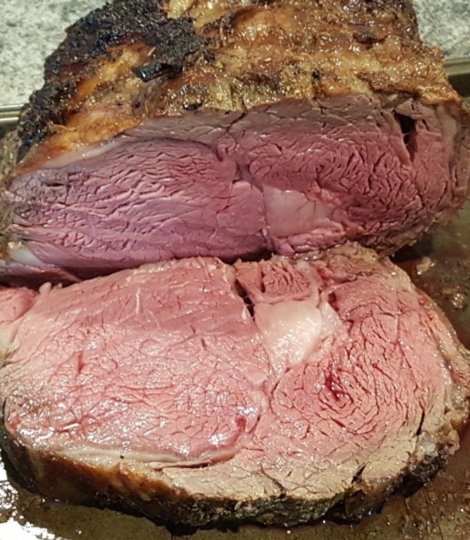 A picture of "Rule of 5" Prime Rib.