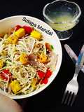 থাই নুডুলস স্যালাড (Thai noodle salad recipe in Bengali)
