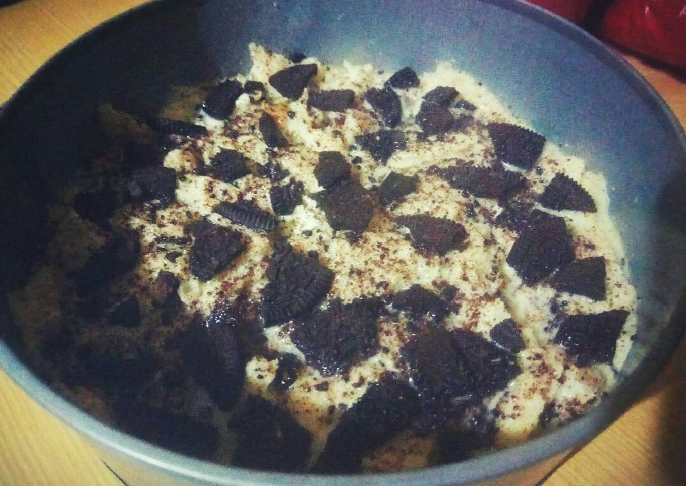 Puding Roti Oreo