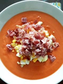Una foto de Salmorejo