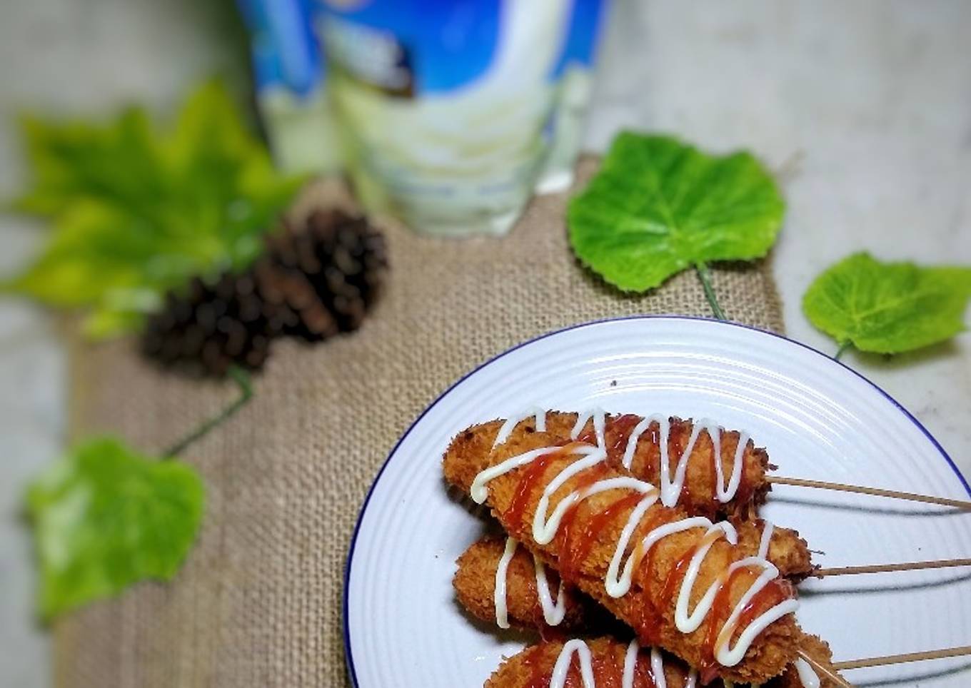 Mozarella Sosis (Mozarella Corn Dog)