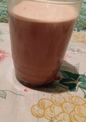 Una foto de Smoothie de chocolate