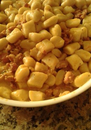 Una foto de Ñoquis caseros bien simples