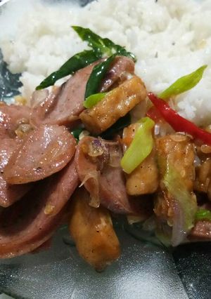 Foto resep Tumis Sosis Tempe