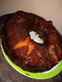 Una foto de Tarta invertida de Manzana