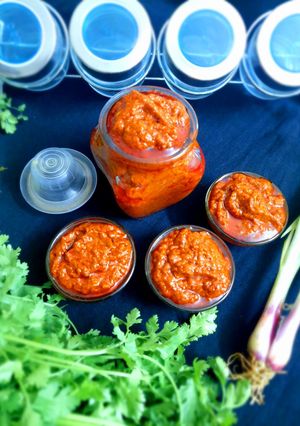 செஷ்வான் சாஸ் (schezwan sauce recipe in Tamil) செய்முறை முக்கிய புகைப்படம்