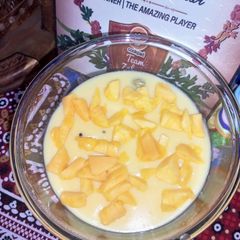 A picture of Mango custard.