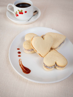 Una foto de Alfajores de maizena