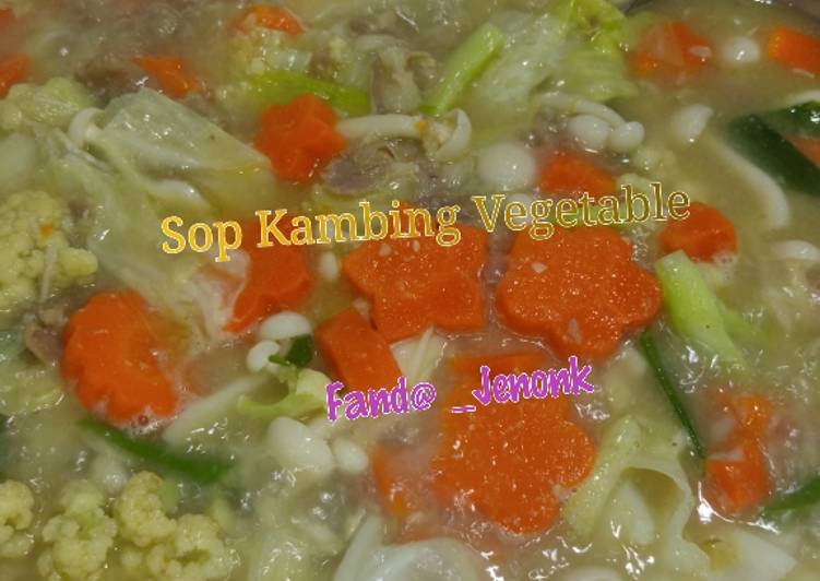 Resep Sop Kambing Vegetable Anti Gagal