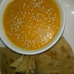 A picture of Carrot soup.