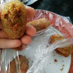 Una foto de Croquetas de carne del puchero con bechamel