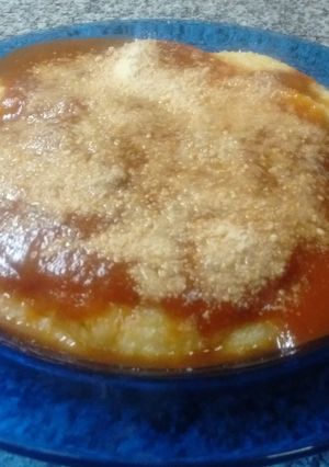 Una foto de Polenta con tuco