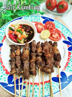 Foto resep Sate Kambing Bumbu Sambal Kecap (Simple)