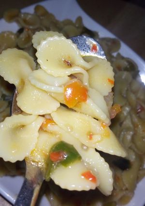 A picture of Rose jollof pasta.