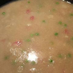 A picture of Healthy oats soup.