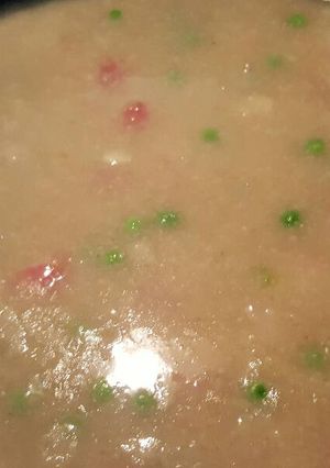 A picture of Healthy oats soup.