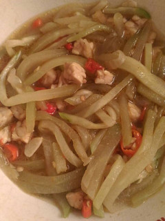 Foto resep Oseng labu siam tempe