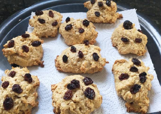 Galletas de avena con frutos secos