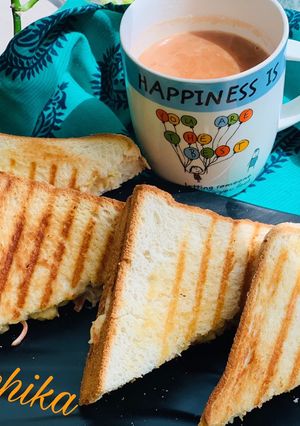 A picture of Coleslaw Sandwich.