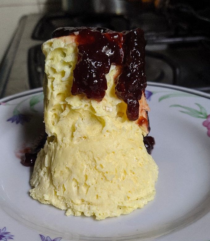 Una foto de Cheesecake en Taza al Microondas ✨