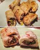 Involtini di fesa di tacchino con verza e speck