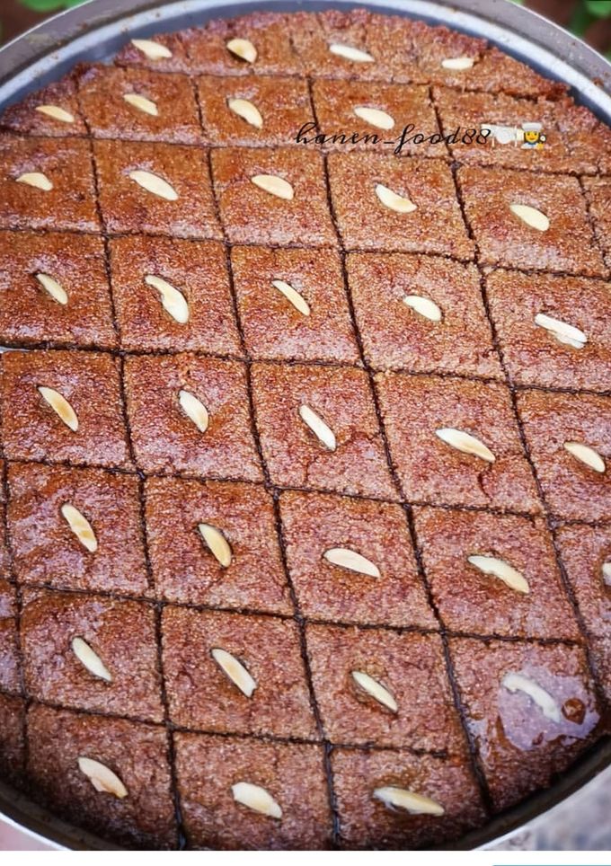 صورة لوصفة بسبوسة